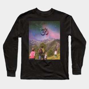 In the mountains, away from the citys. Long Sleeve T-Shirt